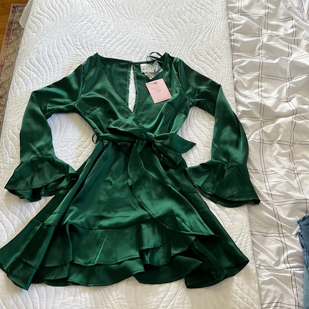 NWT Hello Molly Green Dress
